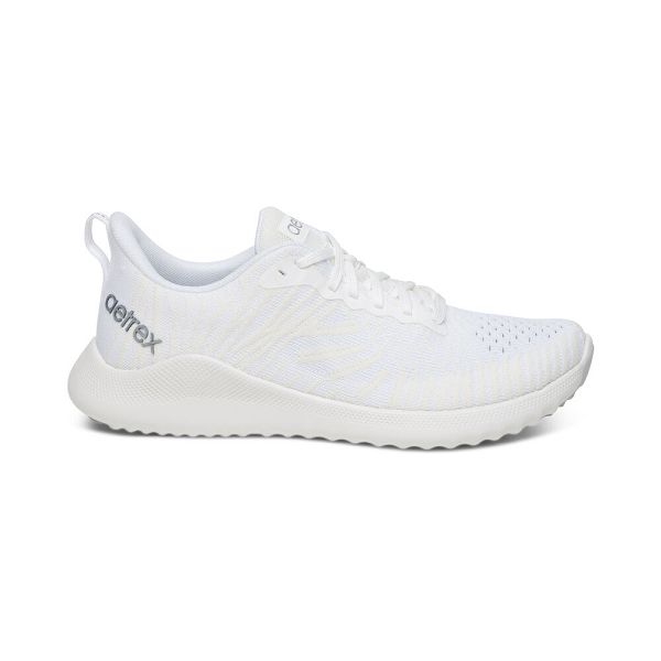 Aetrex Women's Emery Arch Support Sneakers - White | USA QRAUU7Z